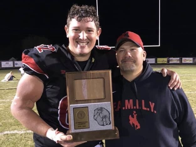 Offensive tackle Branson Yager committed to Nebraska on Monday night.