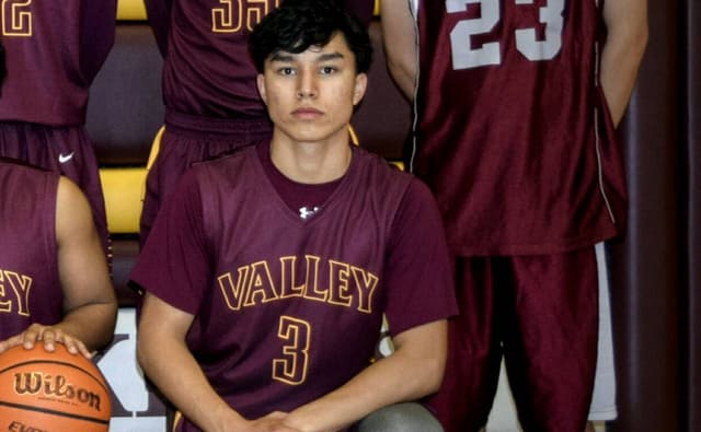 Sophomore Anthony Chavez of Valley High School is one of the top guards in New Mexico