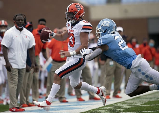 Chazz Surratt says there are several things on UNC's checklist for the defense to play at its potential.