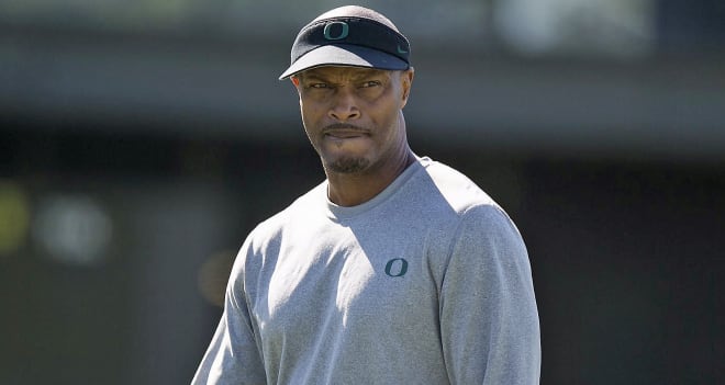 Johnson is currently the wide receiver coach at the University of Oregon.