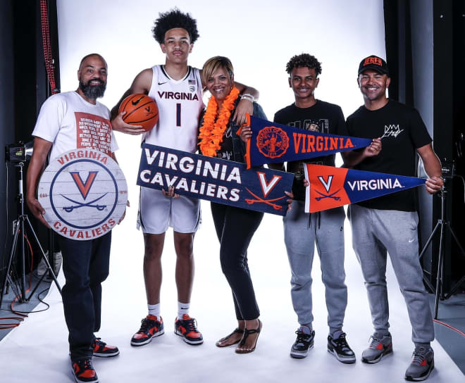 Caleb Williams and his family have spent a lot of time at UVa, including last month's trip.