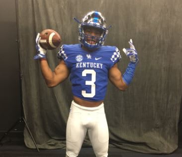 Domonique Williams at UK on Monday (from Twitter)