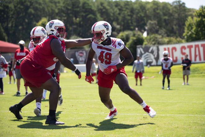 NC State Wolfpack football defensive end Daniel Joseph