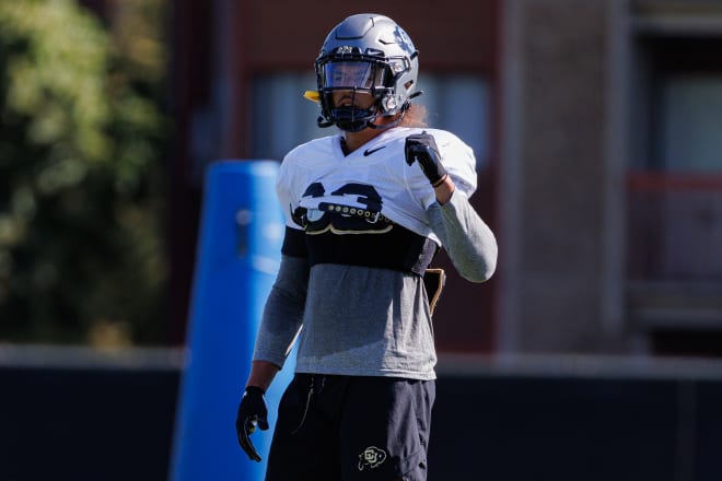 Isaiah Lewis during fall camp.