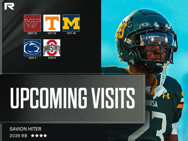 No. 1 2026 running back Savion Hiter details fall visit plans - Rivals:  Football & Basketball Recruiting