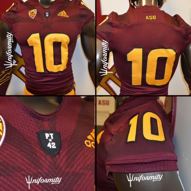 ASU 'PT-42' football uniforms