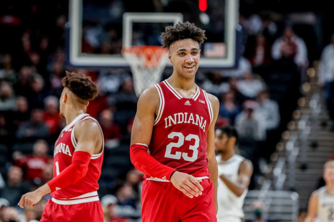 Indiana forward Trayce Jackson-Davis was named a semifinalist for the Karl Malone Award, an honor given to the top power forward in the country. 