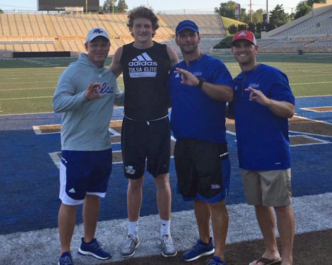 Grant Sawyer attended an elite prospect camp at Tulsa before committing to the Hurricane.