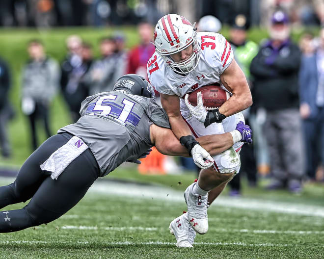 Senior Garrett Groshek returns as the veteran of the running backs room. 