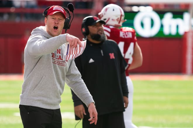 Nebraska head coach Scott Frost. 