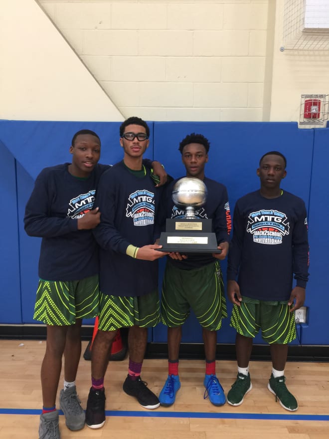 Calvin Jenkins, Joseph Pena, Davonta Cook, and Shahid Burke