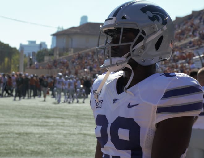 Kansas State defensive end Khalid Duke