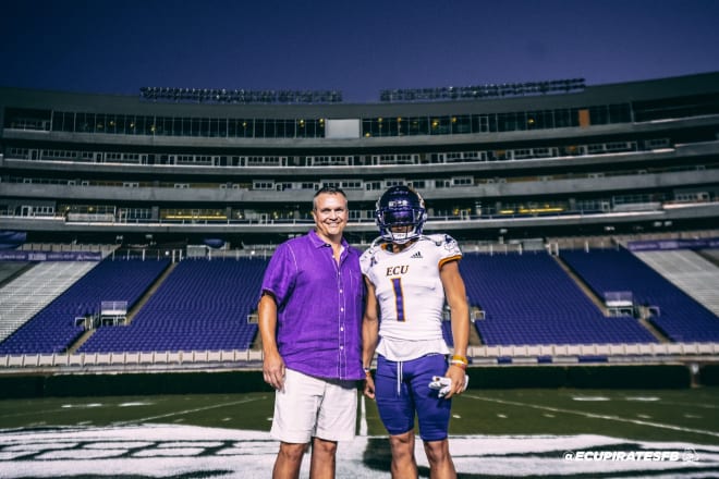 Berwick High defensive back Teagan Wilk came away from his ECU official visit feeling even better about the Pirates.