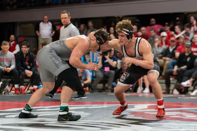 NC State Wolfpack wrestling 184-pounder Trent Hidlay