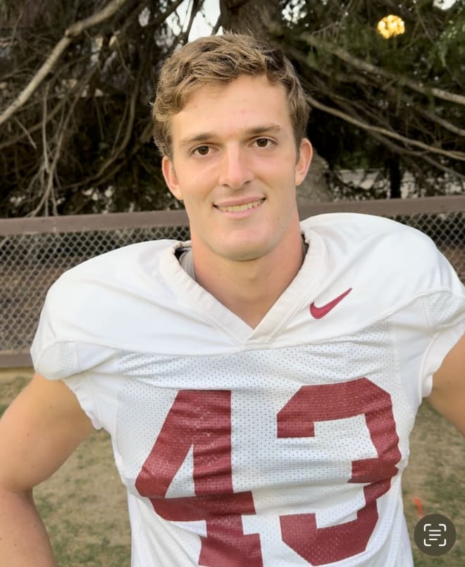Stanford Football Josh Karty hopes to kick it deep in the Colorado