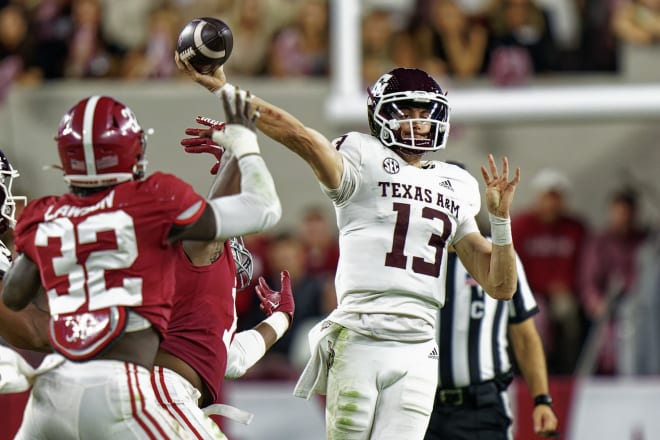 King led an anemic Texas A&M offense early in the 2022 