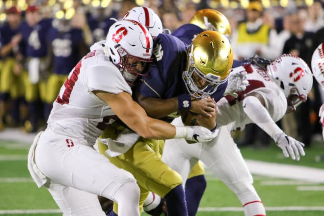 Notre Dame will try to win at Stanford for the first time since 2007.