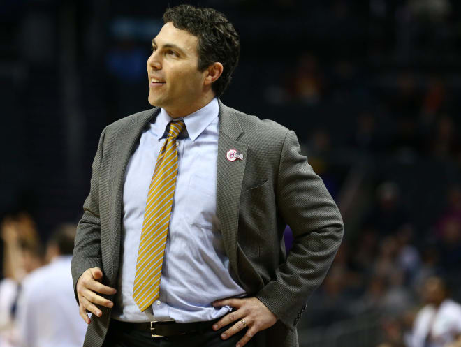 Pastner during the ACC Tournament earlier this week in Charlotte