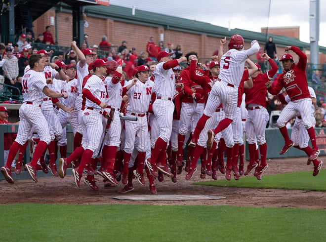 Nebraska baseball is hoping to have more moments like this one following a Josh Caron's HR, which came during Tuesday's loss to Creighton