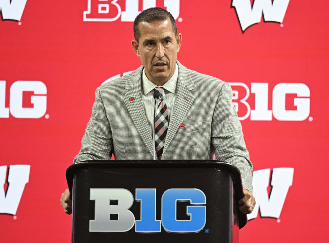 Wisconsin head coach Luke Fickell spoke on Tuesday at the Big Ten Media Days.