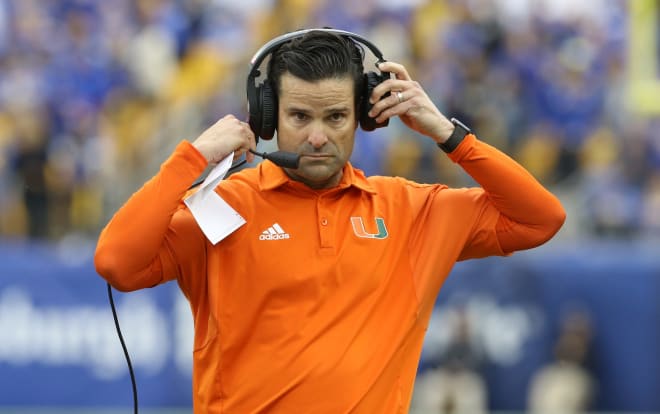 Manny Diaz was Miami's head coach for three seasons, and was also the Hurricanes' defensive coordinator for three years. . 