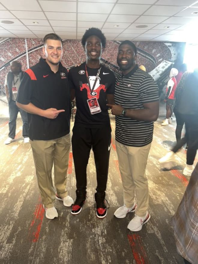 Top5 2025 prospect Jared Smith talks UGATennessee visit UGASports