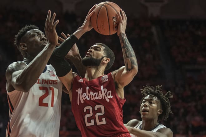 Nebraska dropped its 12th game in a row in a 71-59 loss at Illinois that was close than the final score would indicate.