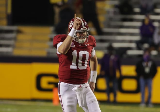 Alabama Crimson Tide quarterback Mac Jones. Photo | Imagn