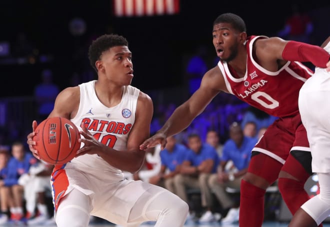 Florida transfer junior guard Noah Locke is a 40.7 percent career three-point shooter over thee seasons with the Gators. 