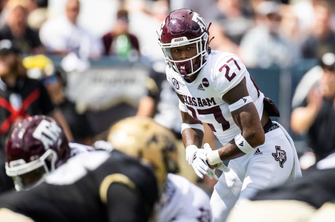 Johnson is a playmaking defensive back for the Aggies.