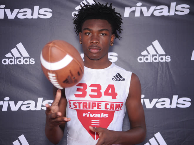 Rashee Rice turned in one of the top WR performances in Sunday's Rivals 3 Stripe Camp in Dallas