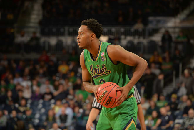 VJ Beachem led all scorers with 21 points in Notre Dame's dismantling of Loyola Maryland. 