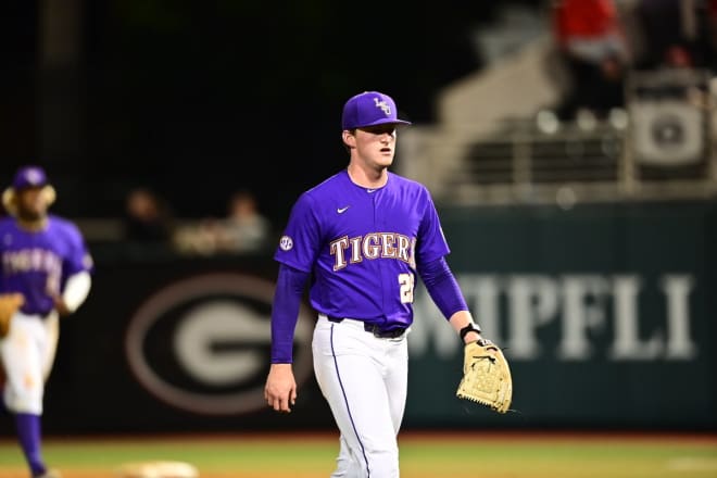 After allowing two Georgia homers in the ninth to send the game to extra innings, LSU reliever Thatcher Hurd blanked the Bulldogs the rest of the way in an 8-5 SEC road win in 12 innings Thursday night.