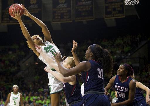 Brianna Turner recorded her second double-double in as many games 16 points and 10 rebounds in the win versus Penn.
