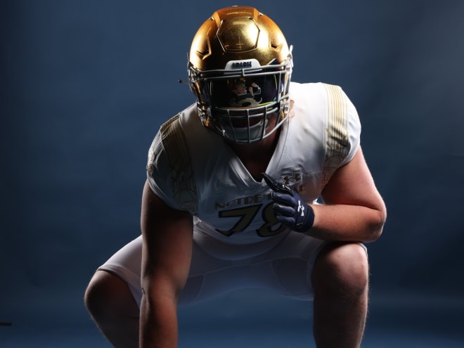 2923 four-star offensive lineman Chris Terek visited Notre Dame the weekend of Oct. 15. 