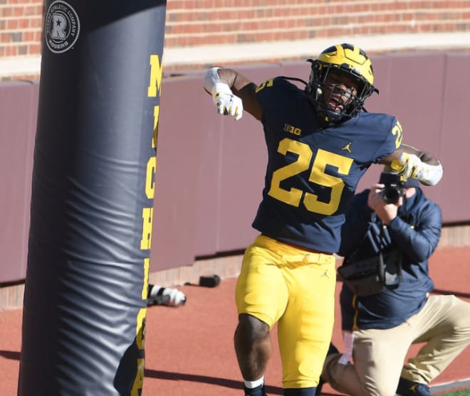 Michigan Wolverines football RB Hassan Haskins