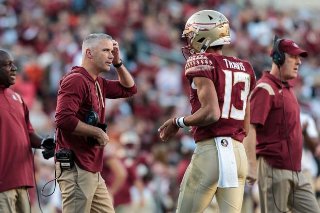 FSU 2022 with third-year head coach Mike Norvell and redshirt junior quarterback Jordan Travis.