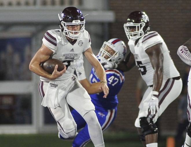 Nick Fitzgerald again led a balanced attack for Mississippi State