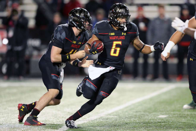 Maryland's offense was led by Perry Hills (left) and Ty Johnson (right). 
