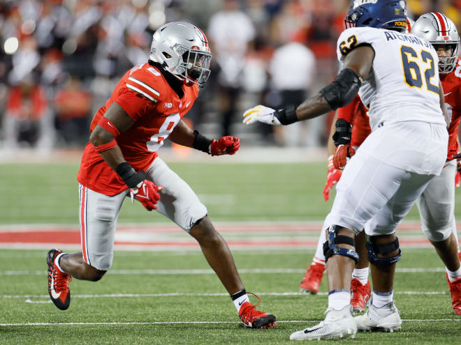Defensive end Javontae Jean-Baptiste recorded eight sacks in the last four seasons at Ohio State.