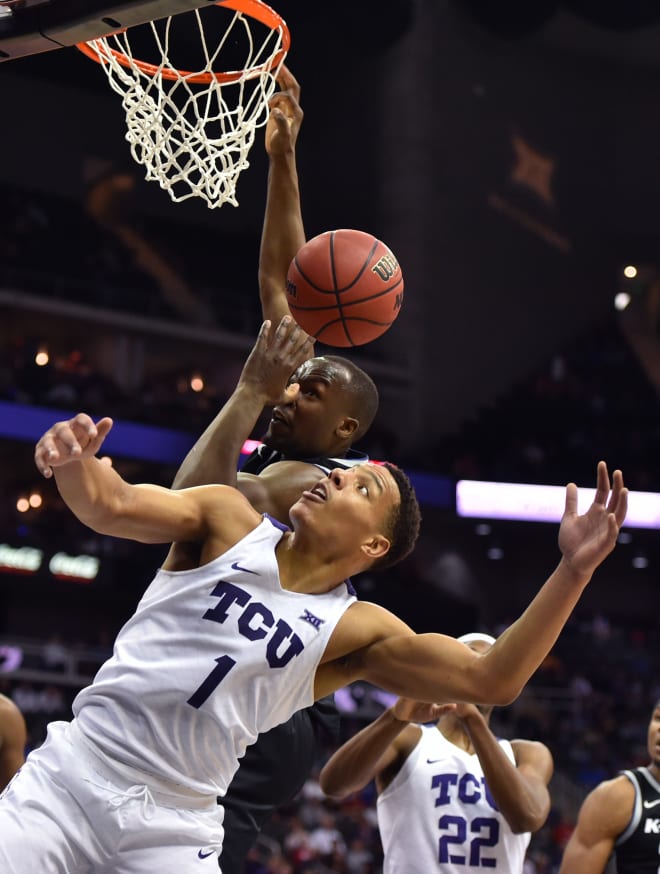 Makol Mawien picked up two quick second half fouls for Kansas State.