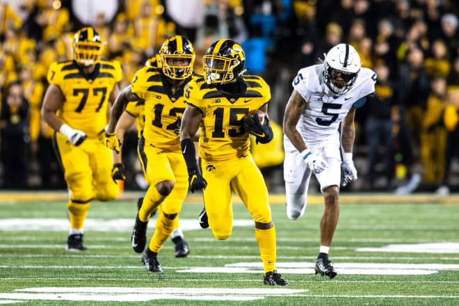 Hawkeyes uniforms: Iowa football team wears special gold 'winged