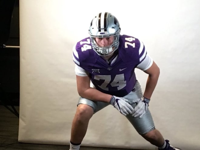 K-State was the first school to offer 2020 in-state offensive tackle Turner Corcoran.