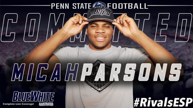 Five-star Micah Parsons recommits to Penn State - Rivals.com