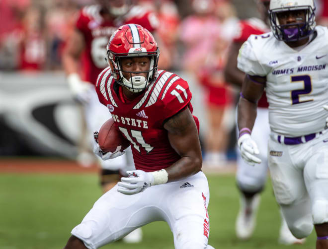 NC State redshirt junior wide receiver Jakobi Meyers will be a game-time decision Saturday against Georgia State.