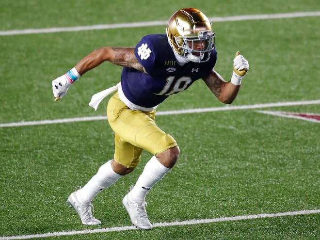 WR Joe Wilkins Jr. will return to Notre Dame for fifth season ...