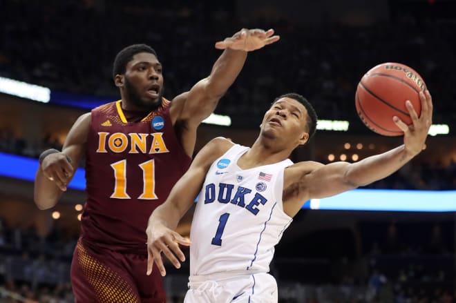 Trevon Duval played with poise in his first NCAA Tournament game.