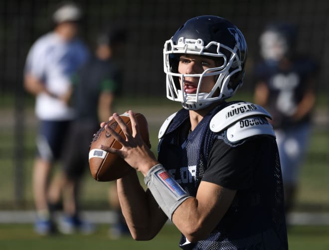 2019 Highlands Ranch (Colo.) Valor Christian quarterback Luke McCaffrey committed to Nebraska on Monday.