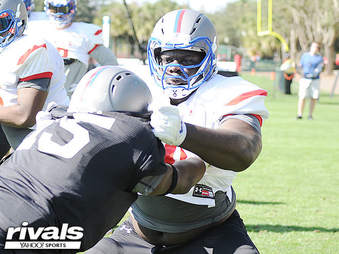 Alabama commit Alex Leatherwood is the new No. 1 OT in the Rivals position rankings.