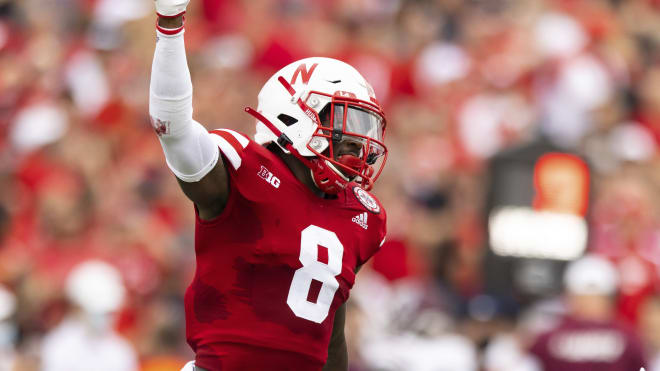 Nebraska safety Deontai Williams. 